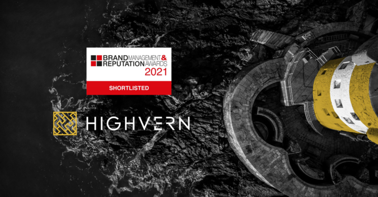 HIGHVERN shortlisted for Brand Management and Reputation Award