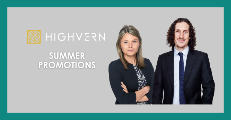 Summer promotions at HIGHVERN