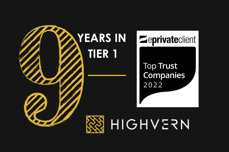 HIGHVERN named in Tier 1 of Top Trust Companies listing