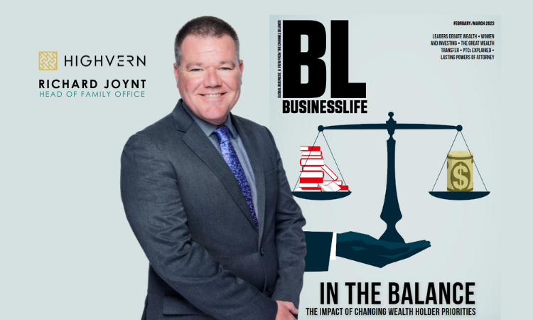 Richard Joynt features in BL Global magazine