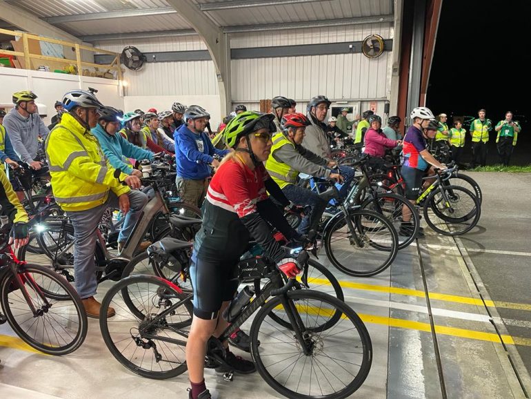 HIGHVERN charity cycle a run-way success!